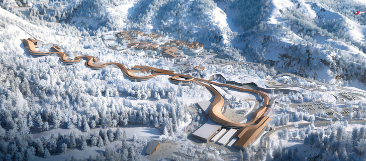 Olympische Bob-, Skeleton- und Rodelbahn, Peking 2022