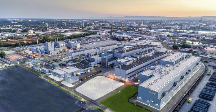 Luftaufnahme Papierfabrik Koehler Group Standort Kehl