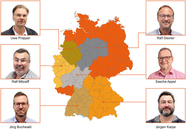 Neue Industrie- und Handelsvertretungen für den dreistufigen Vertriebsweg von Eazy Systems.