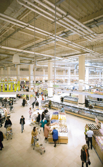 Globus Salaryevo verfügt über die größte transkritische CO₂-Hypermarktlösung in Russland.