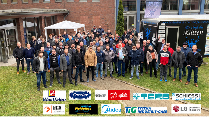 Die coole Truppe vom 8. Kälten-Treff