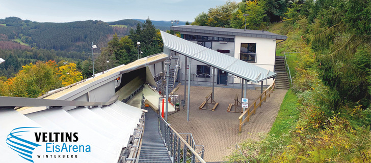 VELTINS-EisArena Austragungsort der Formel 1 des Kufensports