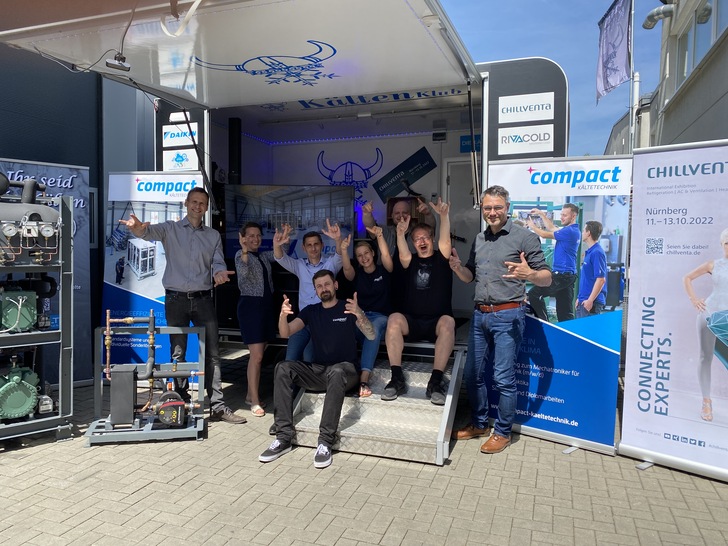 Die Truppe bei compact Kältetechnik