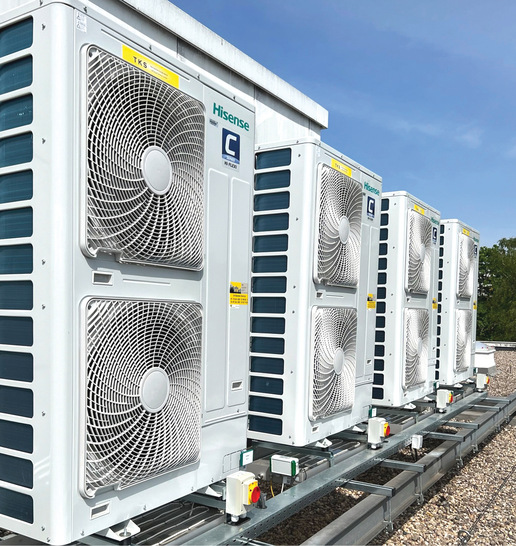 VRF-Außeneinheiten von Hisense.