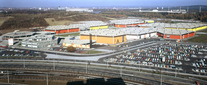 So sah das Messezentrum Nürnberg 1973 aus. - © Bild: NürnbergMesse / Gillert

