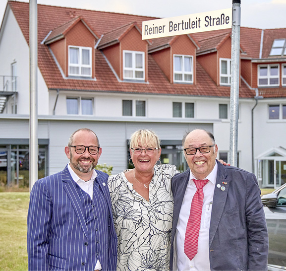 V.l.: Andreas Werner, Iris Wolf-Bormann, Reiner Bertuleit