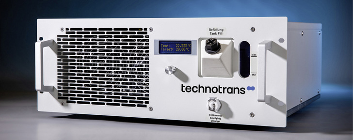 Der Laborkühler piko im 19“ Rack-Format.