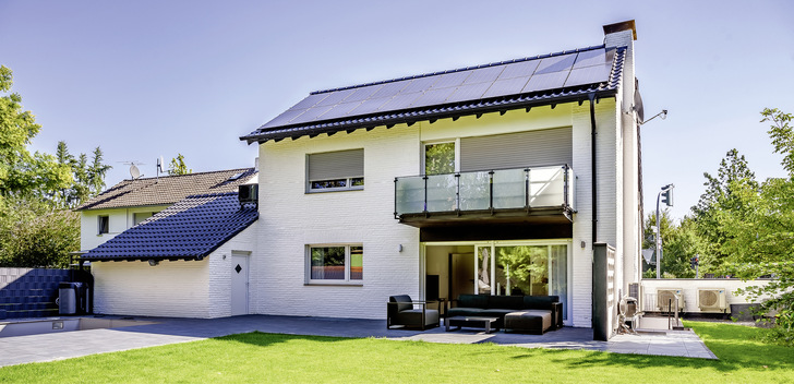 Das Wohnhaus von Bauherr Wolfgang Lehwald aus Mönchengladbach nach der Sanierung.