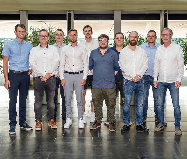 v.l: Friesen, Hommel, Batalov, Belikow, Liekmeier, Schädlich, Dosedal, Kaeppke, Hemmerich, Scheuer