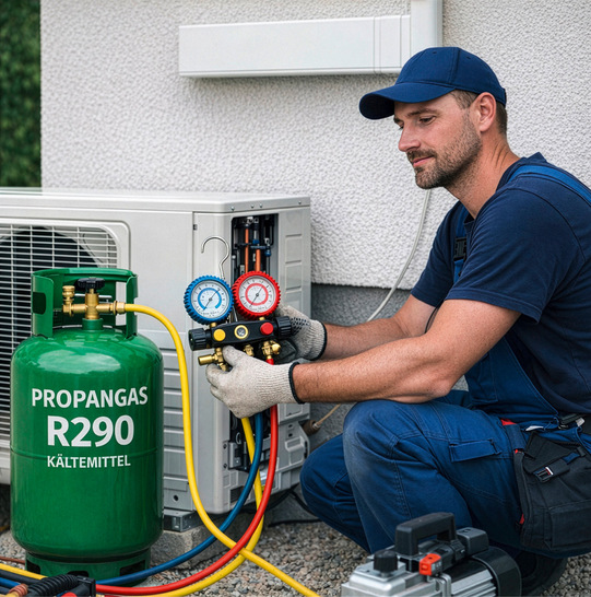 Auch für die Installation einer Propan-Klimaanlage wird jetzt eine Zertifizierung gefordert.