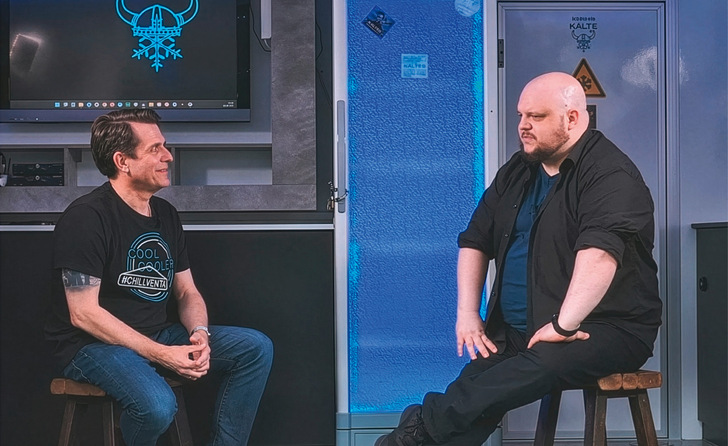 Bertold Brackemeier (links) und Oliver Barner im Gespräch.