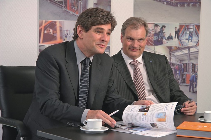 Die beiden Menerga Geschäftsführer Rüdiger Thiel (links) und Dr. Jürgen Röben