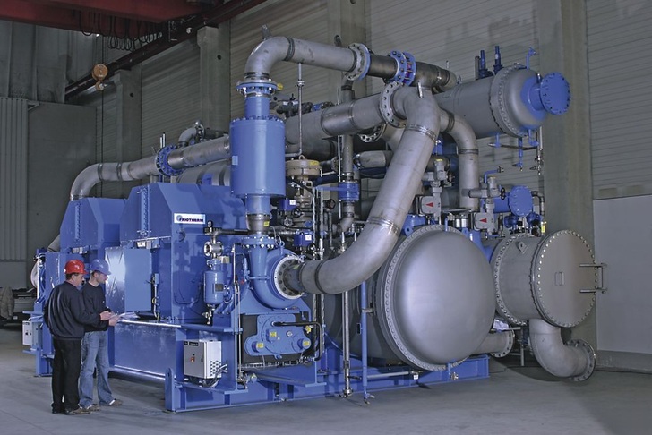 Wärmepumpenanlage von Friotherm in Sandvika