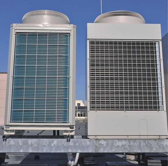 Auch bei großen VRF-Anlagen mit weitverzweigtem Rohrnetz lassen sich alte R 22-Geräte gegen moderne R 410a-Anlagen austauschen, ohne das bestehende Rohrleitungsnetz zu erneuern