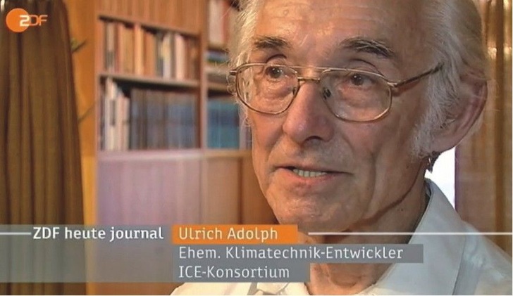Dr.-Ing. Ulrich Adolph im ZDF-Interview vom 12. Juli 2010 (ZDF Screenshot)
