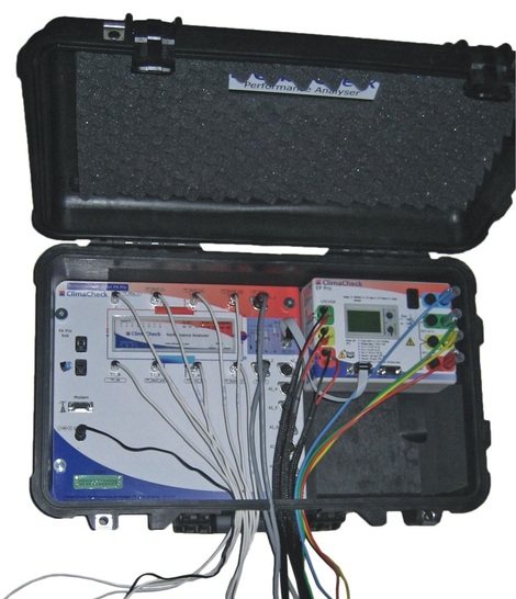 ClimaCheck PA-Pro Die Kabeldurchführung schafft Ordnung und ermöglicht sogar das Abschließen des Messkoffers vor Ort