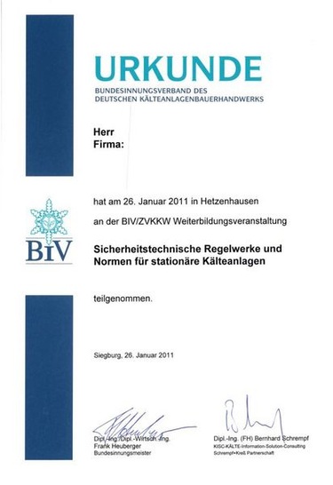 BIV/ZVKKW-Seminarreihe erfolgreich gestartet