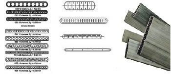 Bild 1: Multiport Extruded (MPE) Profile im Querschnitt