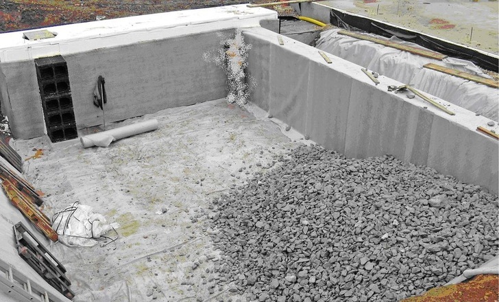 Bild 1: Schotterspeicherneubau an der Westsächsischen Hochschule Zwickau.