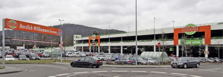 Globus Handelshof in Saarbrücken-Güdingen.