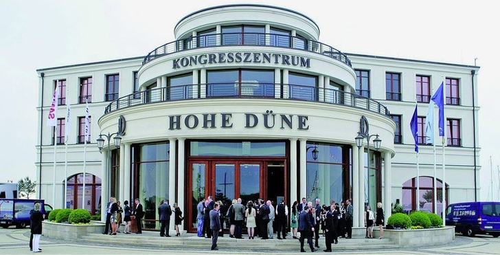 Das Kongresszentrum &bdquo;Hohe Düne&ldquo;.