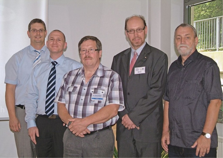 Die Referenten des Nachmittags (v. l.): Michael Thies, Frank Müller, Udo Buse, Tasso Börner und Joachim Naumann