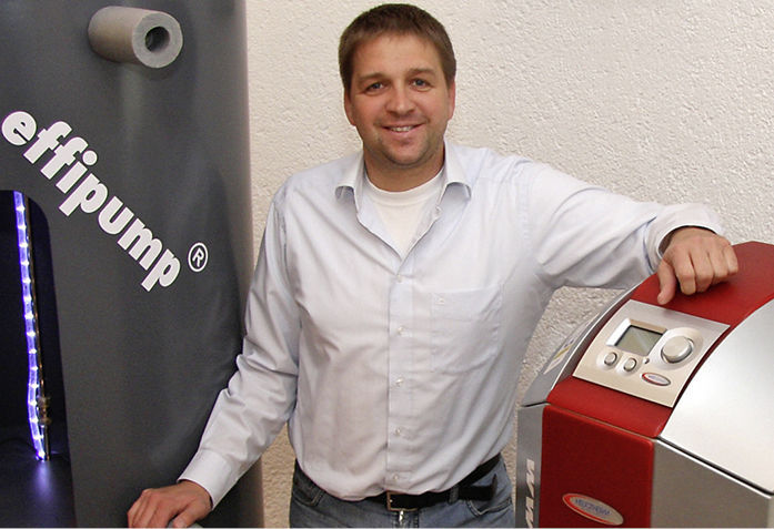 Dipl.-Ing. Oliver Nick aus Leonberg punktete als Heliotherm-Kompetenzpartner mit der von ihm eingereichten Umrüstung eines 30 Jahre alten Hauses.