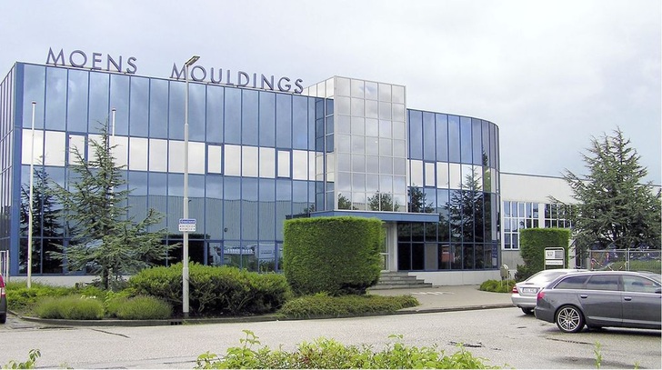 Firmengebäude der Moens Mouldings B.V. im niederländischen Beverwijk