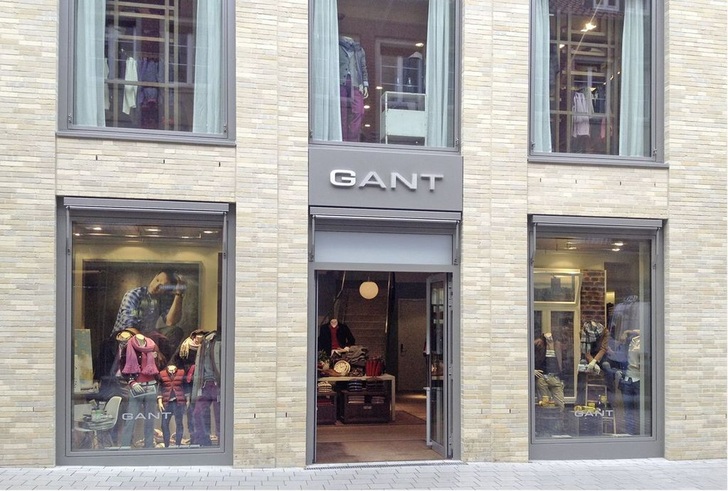 Außenansicht der Gant- Filiale am Alter Fischmarkt in Münster