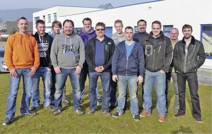 Die Teilnehmer des Grundkurses Kältetechnik der NKF im Frühjahr 2014