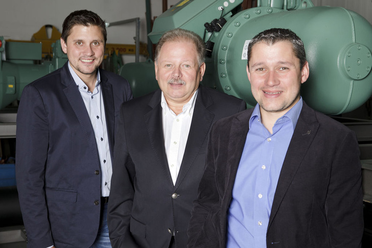 (v.l.) Sebastian Rüßmann, Burkhard Rüßmann, André Rüßmann