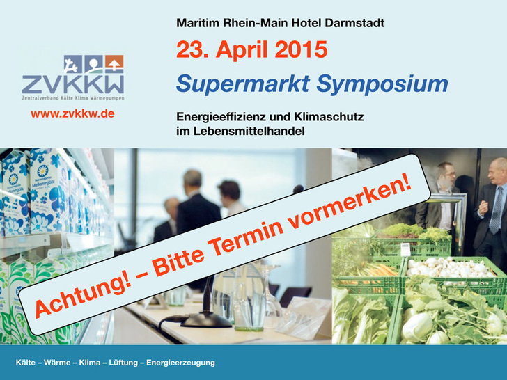 ZVKKW: Supermarkt-Symposium am 23. April 2015