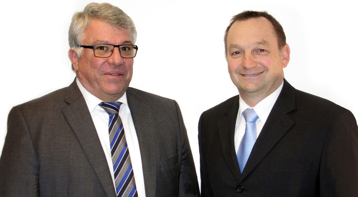 Volker Eckmann (li.) und Steffen Wintergerst, Geschäftsführer der GIF ActiveVent GmbH