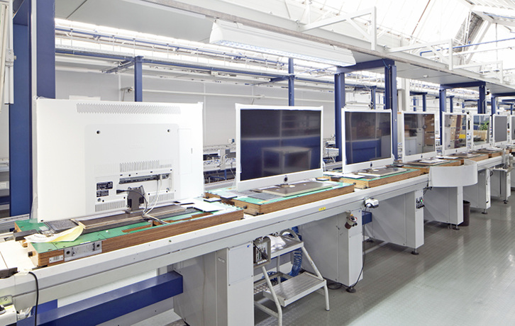 Makellose TV-Sauberkeit