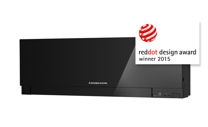 Das Premium-Klimagerät MSZ-EF von Mitsubishi Electric hat den reddot design award 2015 gewonnen.