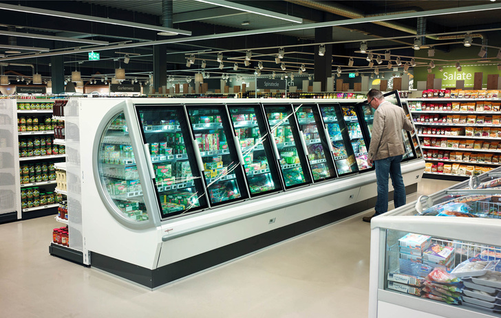 Edeka Hieber setzt auf den Tiefkühlschrank Iconic