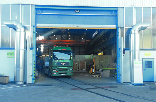 Weniger Wärmeverluste in Logistikanlagen