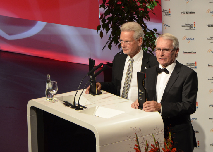 (v.l.) Dr. Manfred Wittenstein und Gerhard Sturm