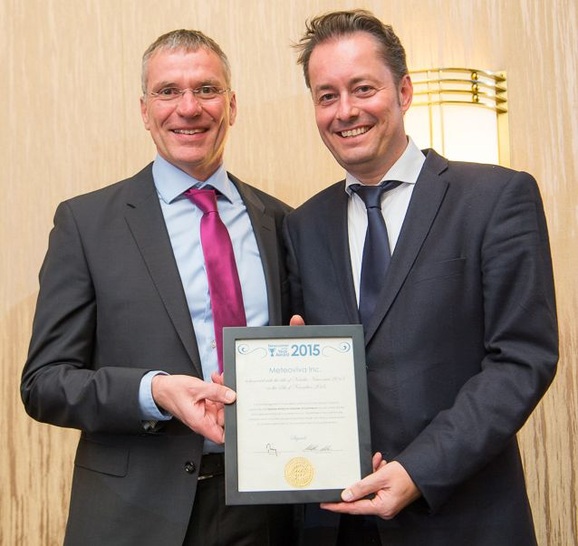 Auszeichnung als Newcomer of the Year