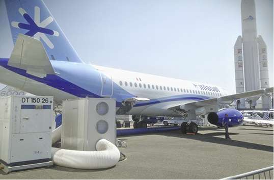 Frischluft im stehenden Flieger