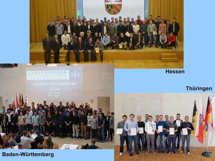 169 Gesellinnen und Gesellen dürfen mit Recht stolz darauf sein, die Ausbildung zum Mechatroniker für Kältetechnik erfolgreich absolviert zu haben.