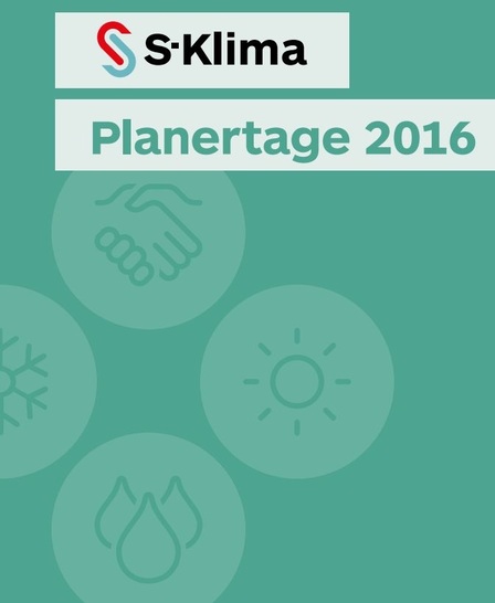 Vier Termine der S-Klima Planertage 2016 werden angeboten.