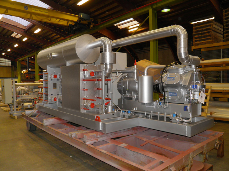 Grubenwasser als Energiequelle für Ammoniak-Wärmepumpe