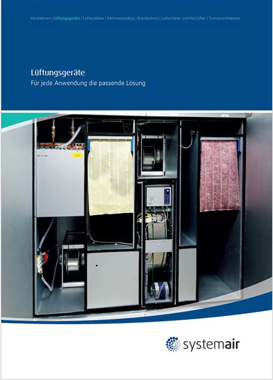 Neuer Lüftungsgeräte-Katalog veröffentlicht