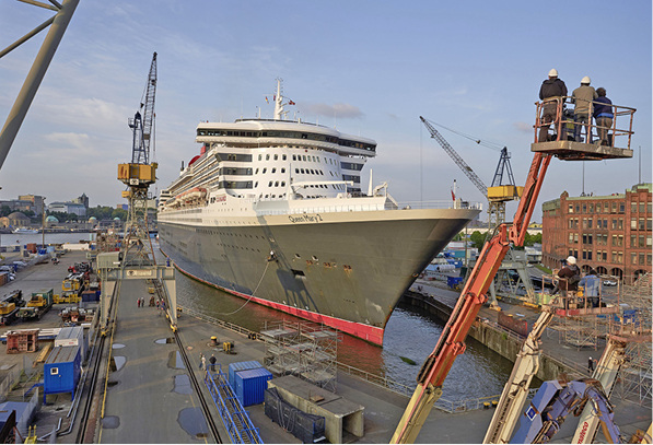 Temporäre Schiffskälte