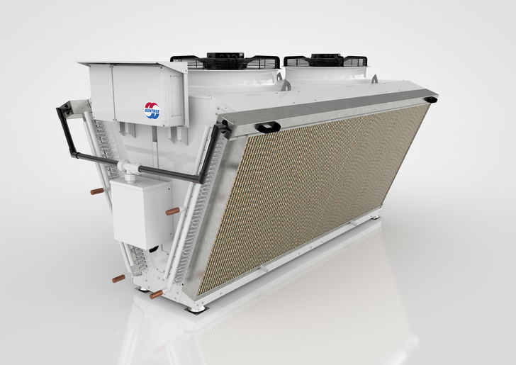 Adiabater Gaskühler für transkritische CO2-Anlagen