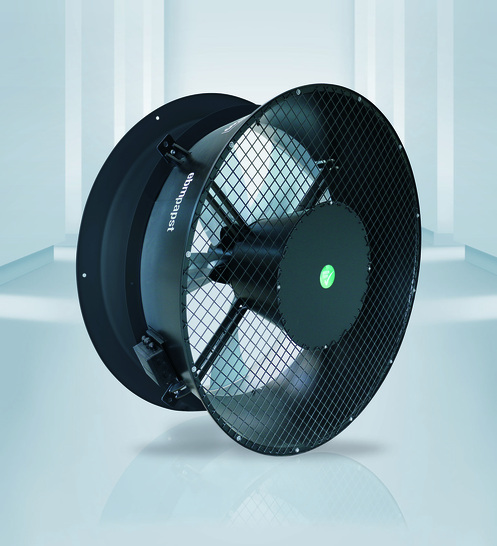 Axialventilatoren mit Diffusor brauchen weniger Energie