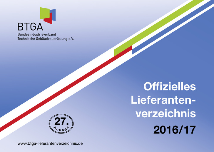 Die Taschenbuchausgabe ergänzt das digitale BTGA-Lieferantenverzeichnis.