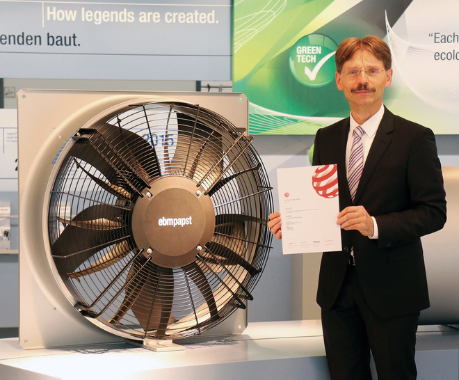 Axialventilator erhält Red Dot Award
