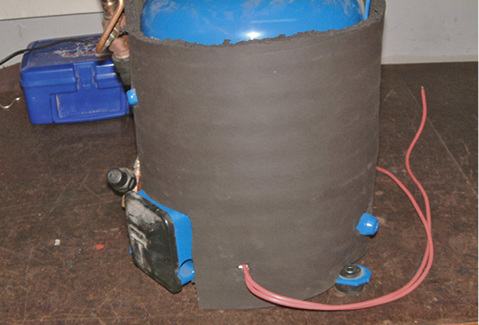 Kondensiertes Kältemittel